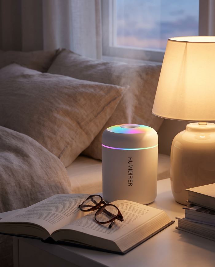 MistBloom — Ultrasonic Desktop Humidifier & Aroma Diffuser